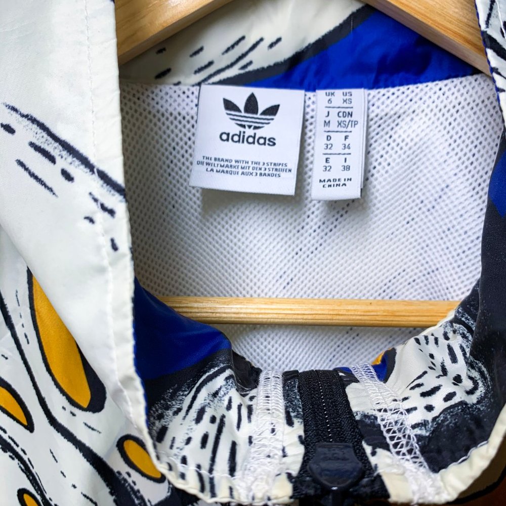 [Like New] ADIDAS Tropical Print Windbreaker - Picture 5 of 6